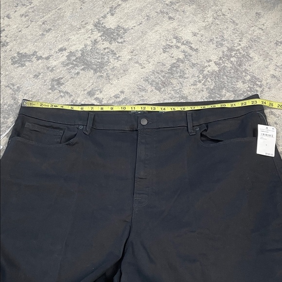 NWT Good American Good Waist Palazzo Crop Jeans Black High Rise Plus Size 28 - Picture 8 of 13